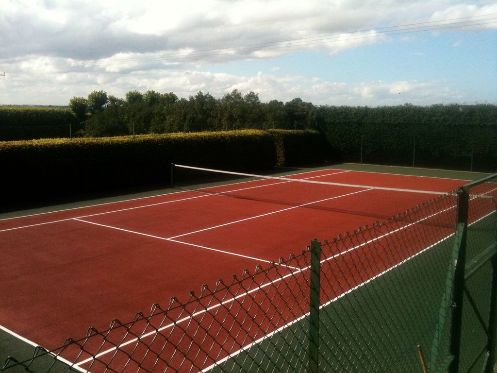 Illustrative file photograph — tennis court — for: Watson among Britons through in US Open qualifying