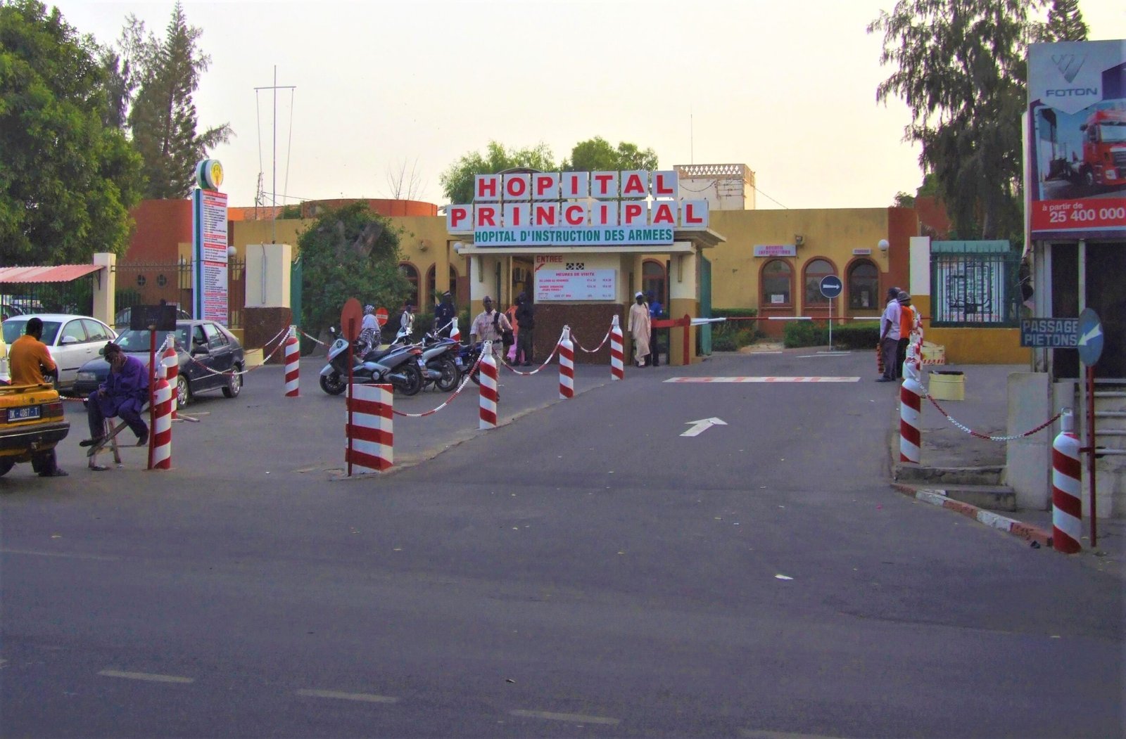 Entrance to Hôpital Principal de Dakar in Senegal