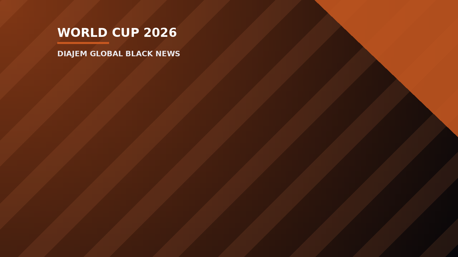 Challenge Your World Cup Opening Game Knowledge — Diajem Global Black News
