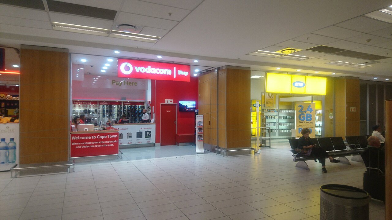 Vodacom store in South Africa