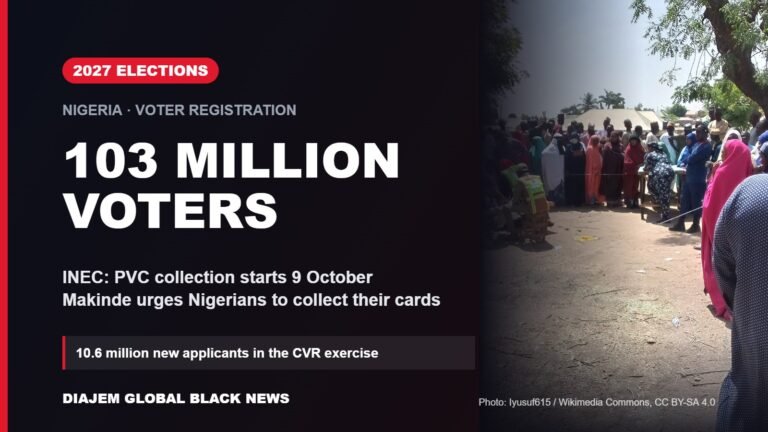 Nigeria’s voter roll tops 103 million as Makinde urges PVC collection