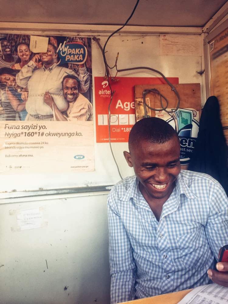 Mobile money agent with MTN and Airtel