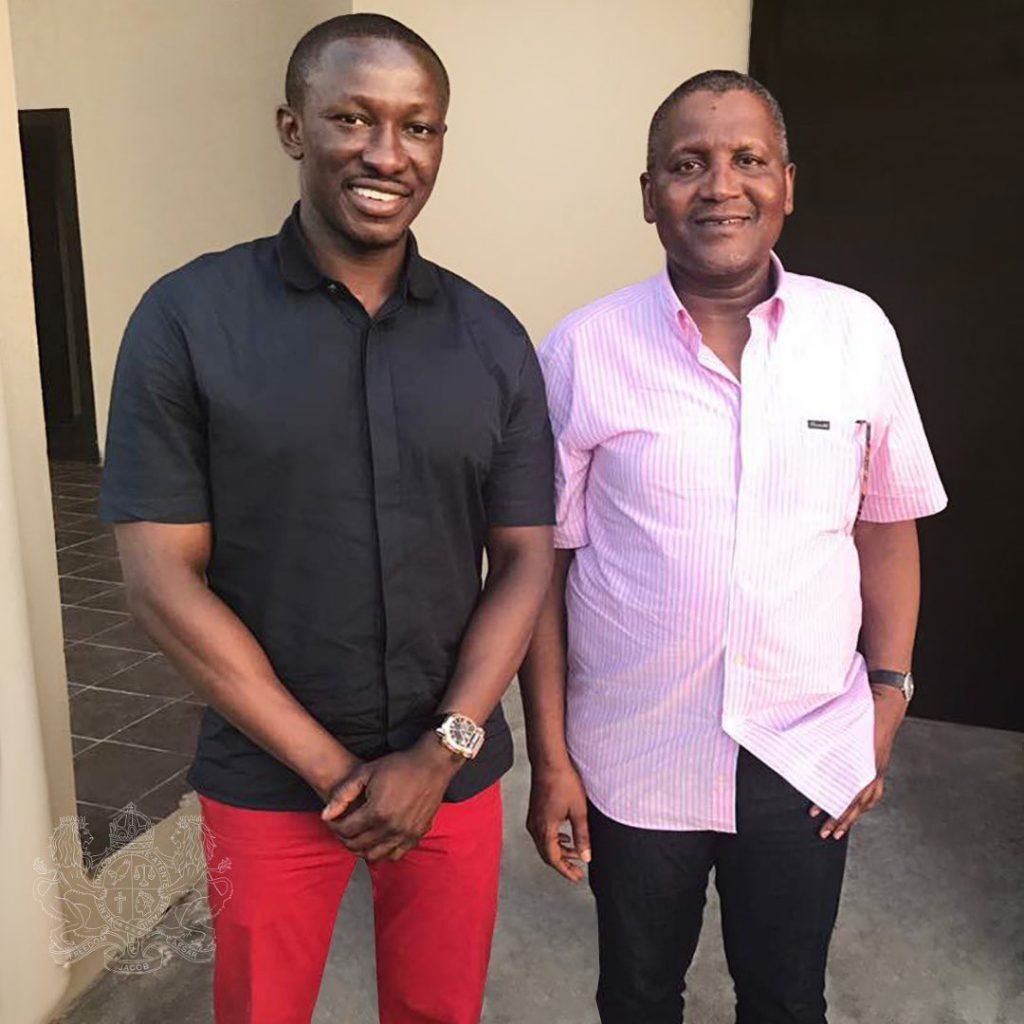 Nana Kwame Bediako and Aliko Dangote