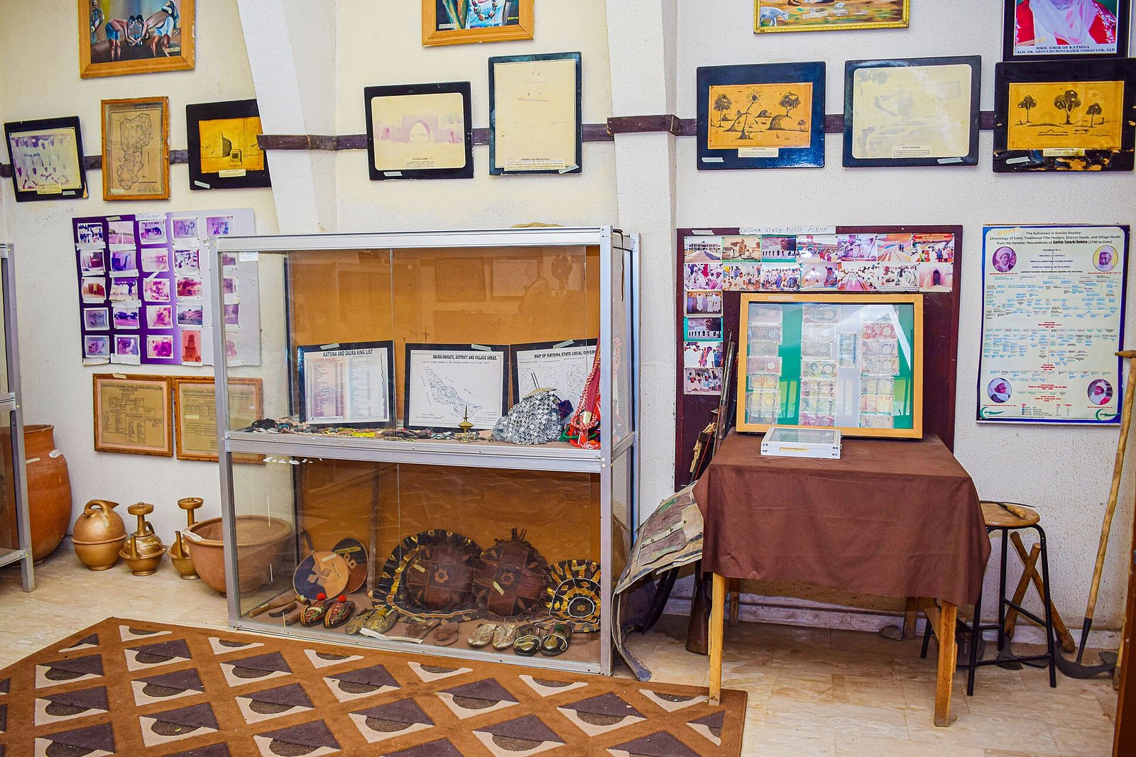 Katsina state gallery in Arewa house museum (documentaries, archeology, monuments and lots more)