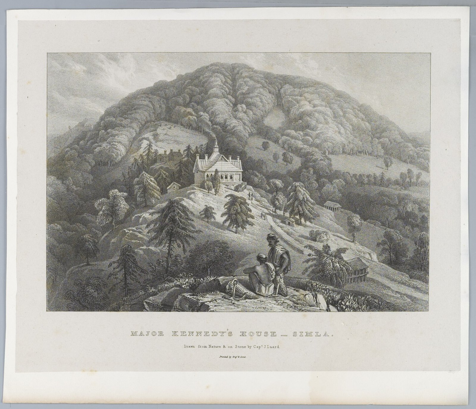 Major Kennedy 's house, Simla, KITLV 37C261