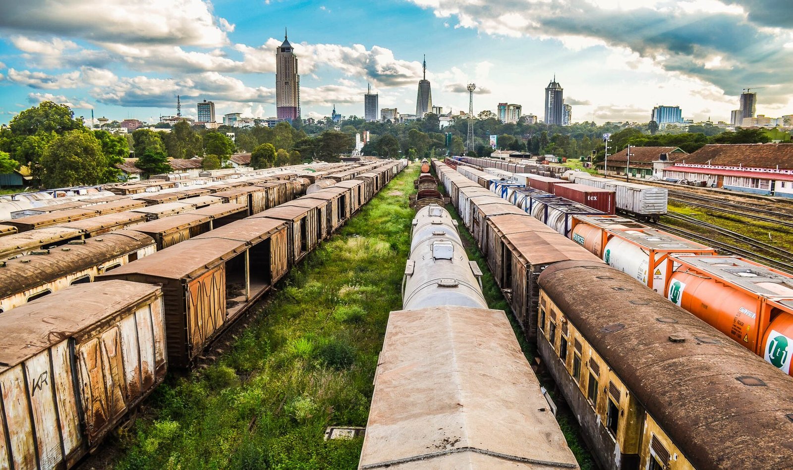 Train at the old Nairobi Railway stations