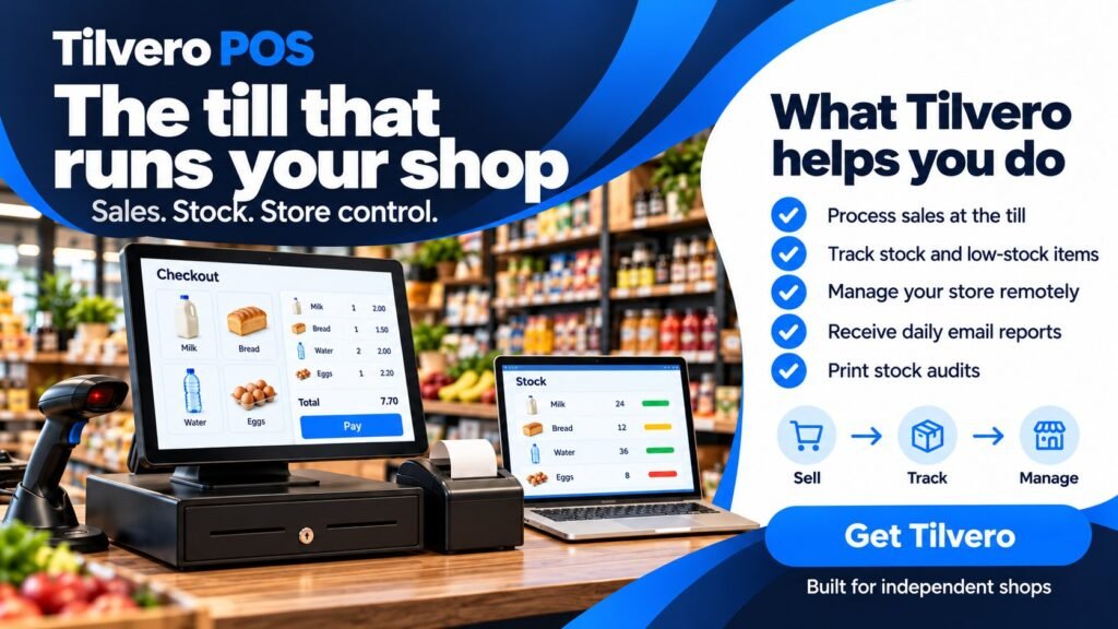 Tilvero: The till that runs your shop